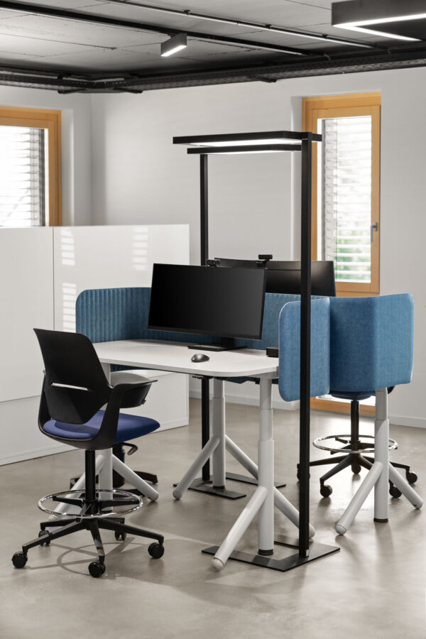 fritzoffice Raiffeisenbank Straubing_Einrichtung_New Work 2. Stock für interne Nutzung steelcase